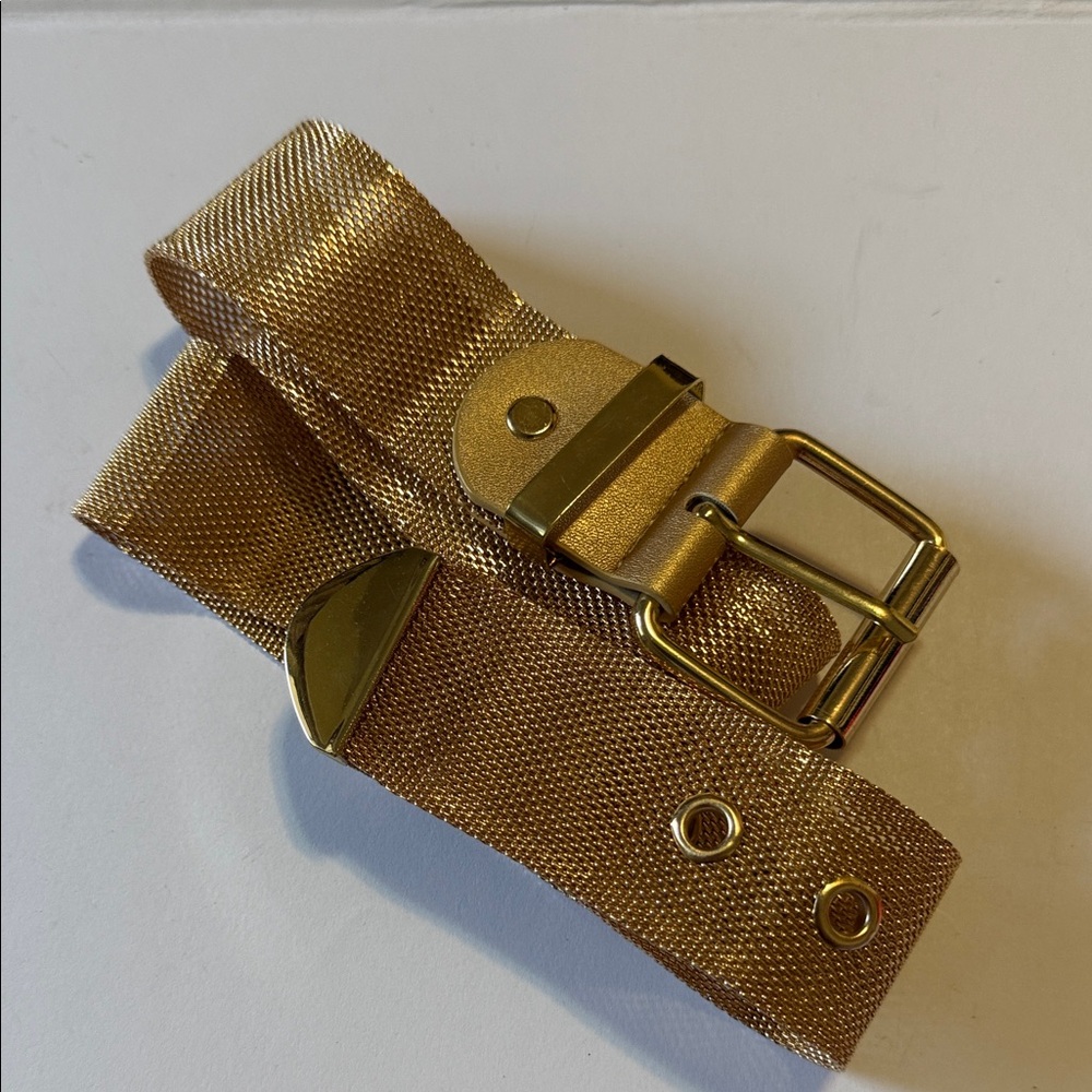 Gold Mesh Belt